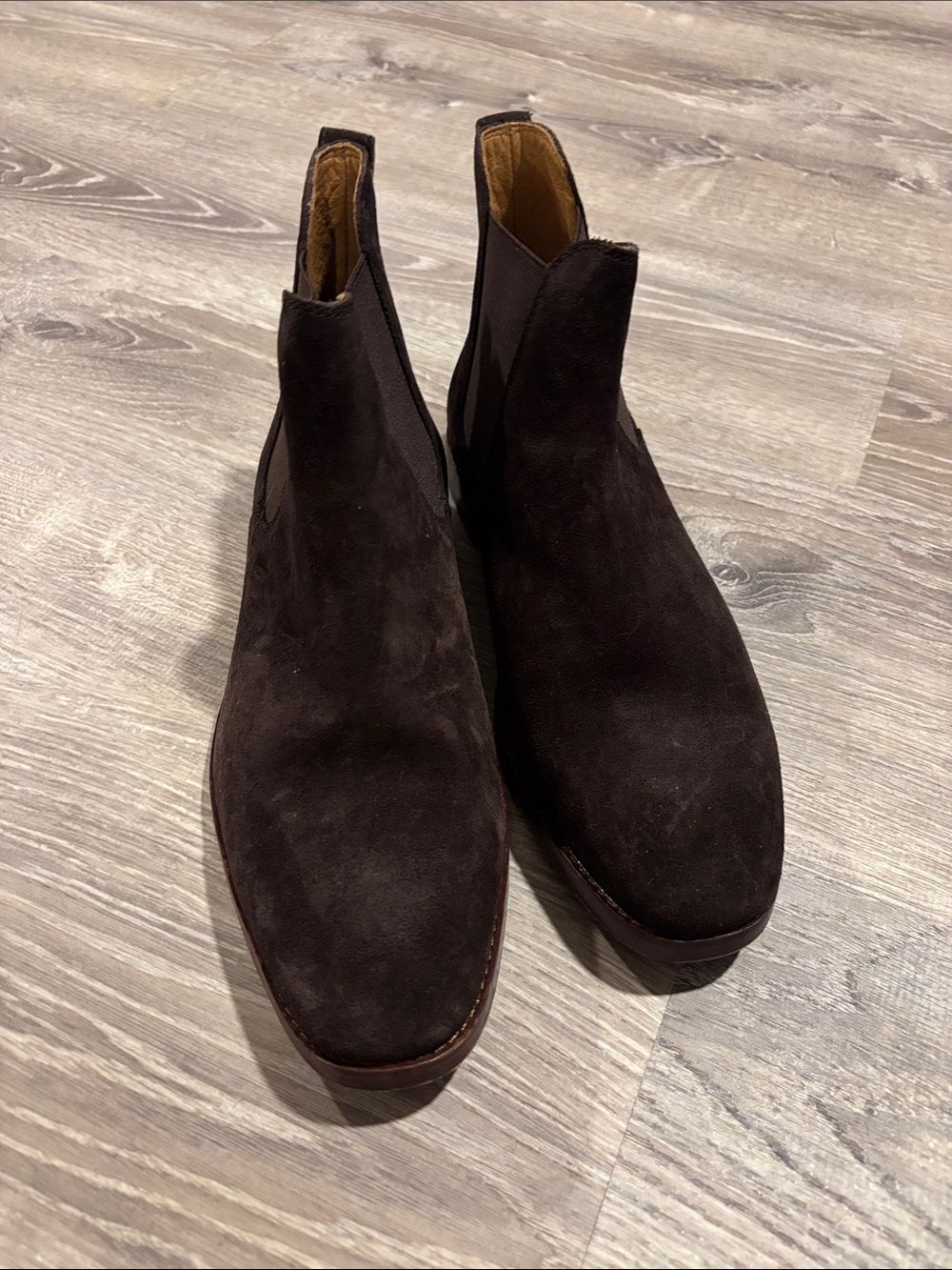 Polo by Ralph Lauren Men's Dark Brown Suede Boots